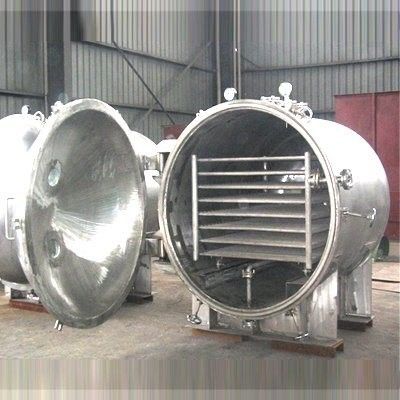 Machine de séchage sous vide industrielle ronde de machine de séchage de SUS316L pour la denrée alimentaire